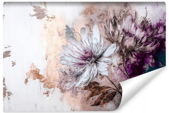 Fototapeta Květiny Abstrakt Umění Barvy 90x60