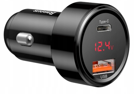 ŁADOWARKA SAMOCHODOWA BASEUS USB-C PD QC 4.0 45W Zgodność ze standardem Quick Charge 1.0 Quick Charge 2.0 Quick Charge 3.0 Quick Charge 4.0