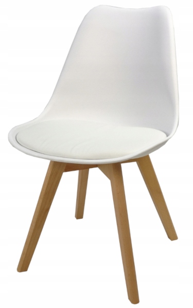 Stół rozkładany 80x120/160 cm i 4 krzesła SKANDYNAWSKIE Grubość blatu 3.2 cm