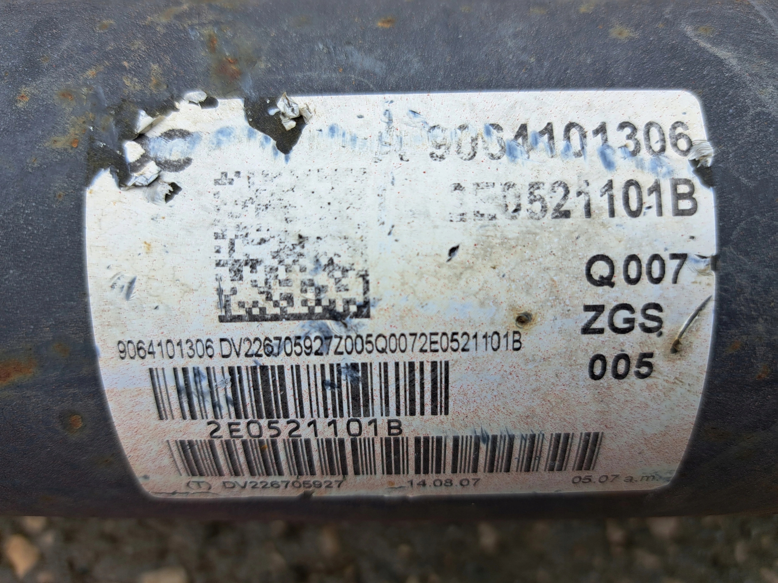 MERCEDES SPRINTER CRAFTER A9064101501 A9064101306 cardan