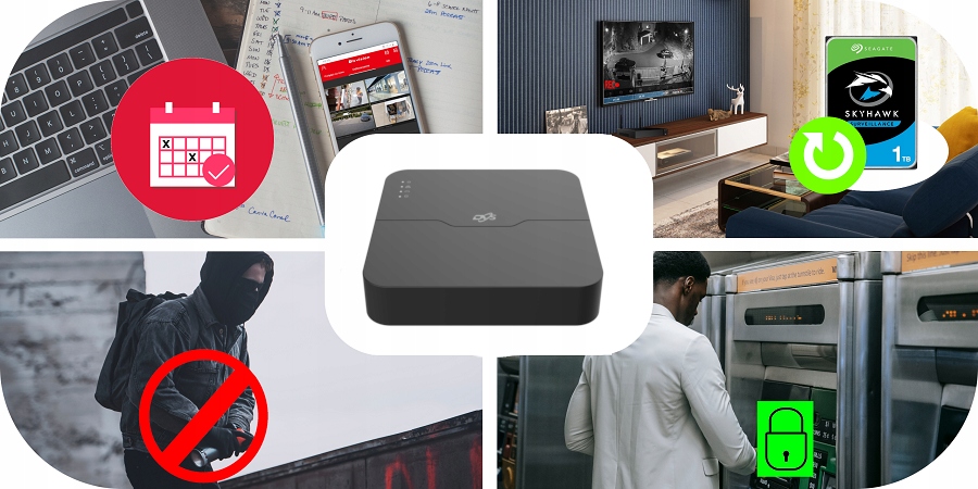 ZESTAW KAMER DO MONITORINGU 2MPX FULL HD IP POE 6 KAMERY ZEWNĘTRZNE DVS Maksymalna rozdzielczość nagrywania 8 Mpx