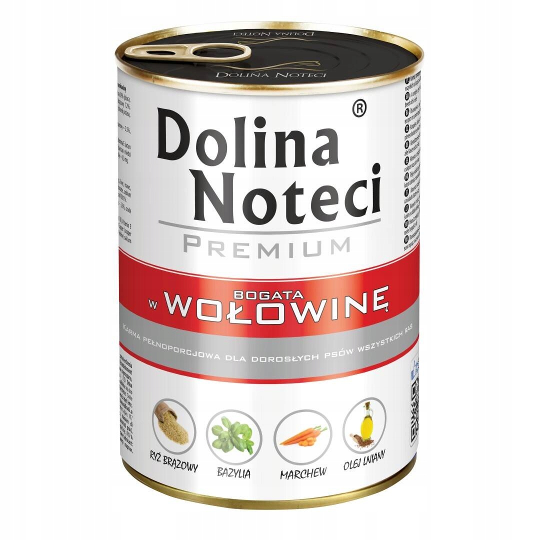 DOLINA NOTECI PREMIUM KARMA PSA Z WOŁOWINĄ 400g