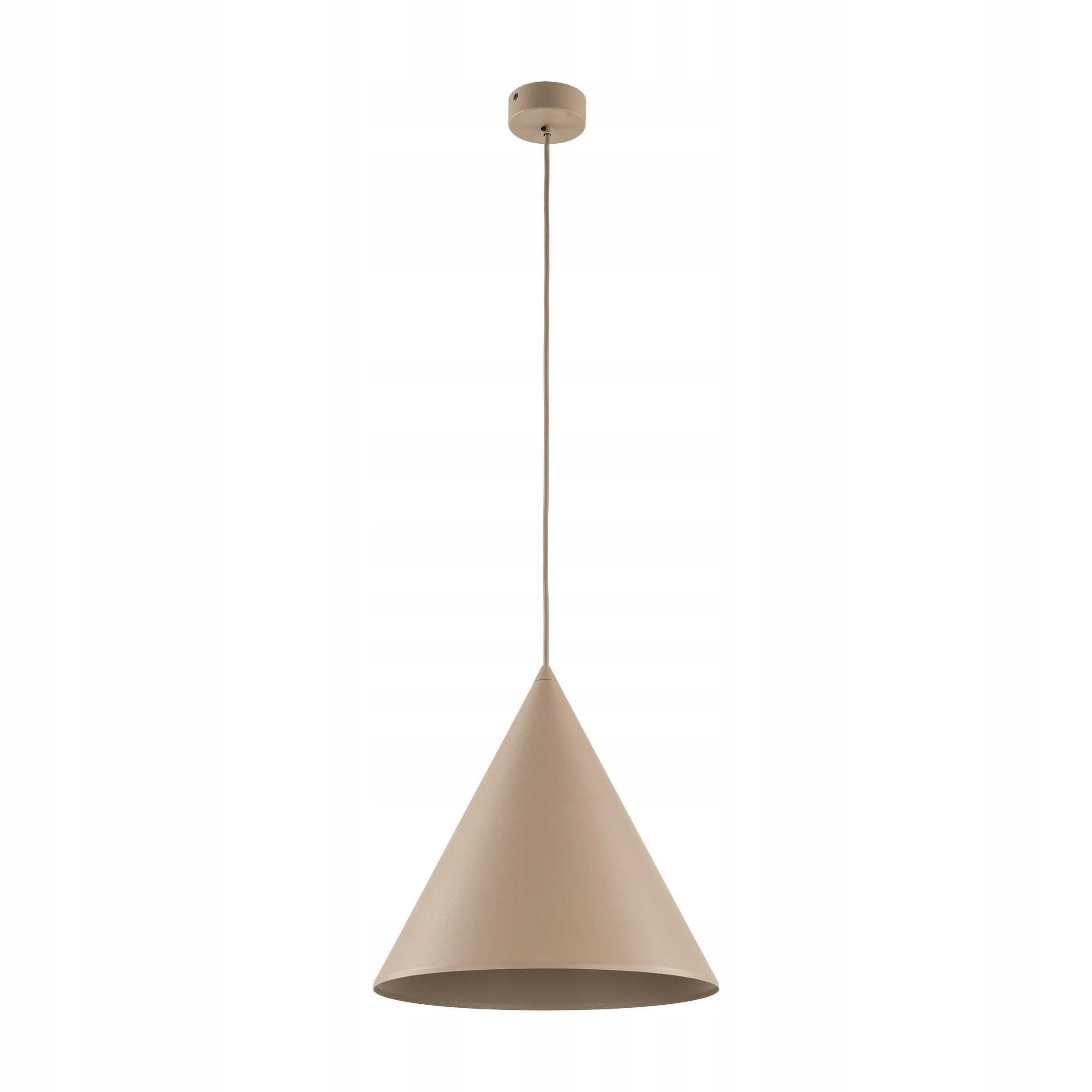 Závěsná lampa Cono L sabia béžová 1xE27 Kužel Do Kuchyně Minimalistická