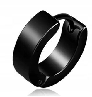 KOLCZYK DO UCHA HUGGIE KÓŁECZKO PUNK GOTHIC SS316L