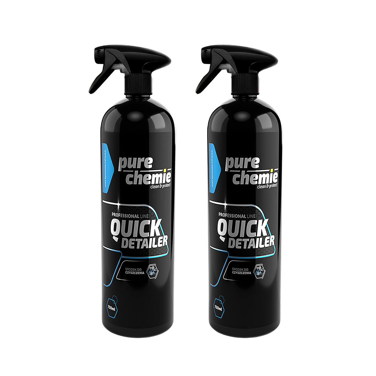 Sada x2 Pure Chemie Quick Detailer 750 ml na nábřeží