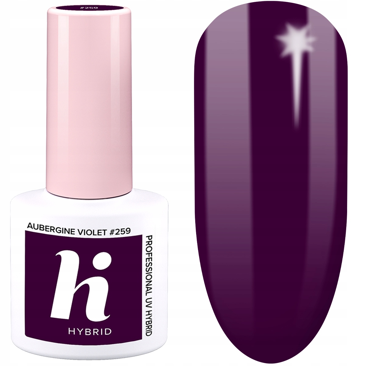 

259 Hi Hybrid Lakier Hybrydowy Aubergine Violet