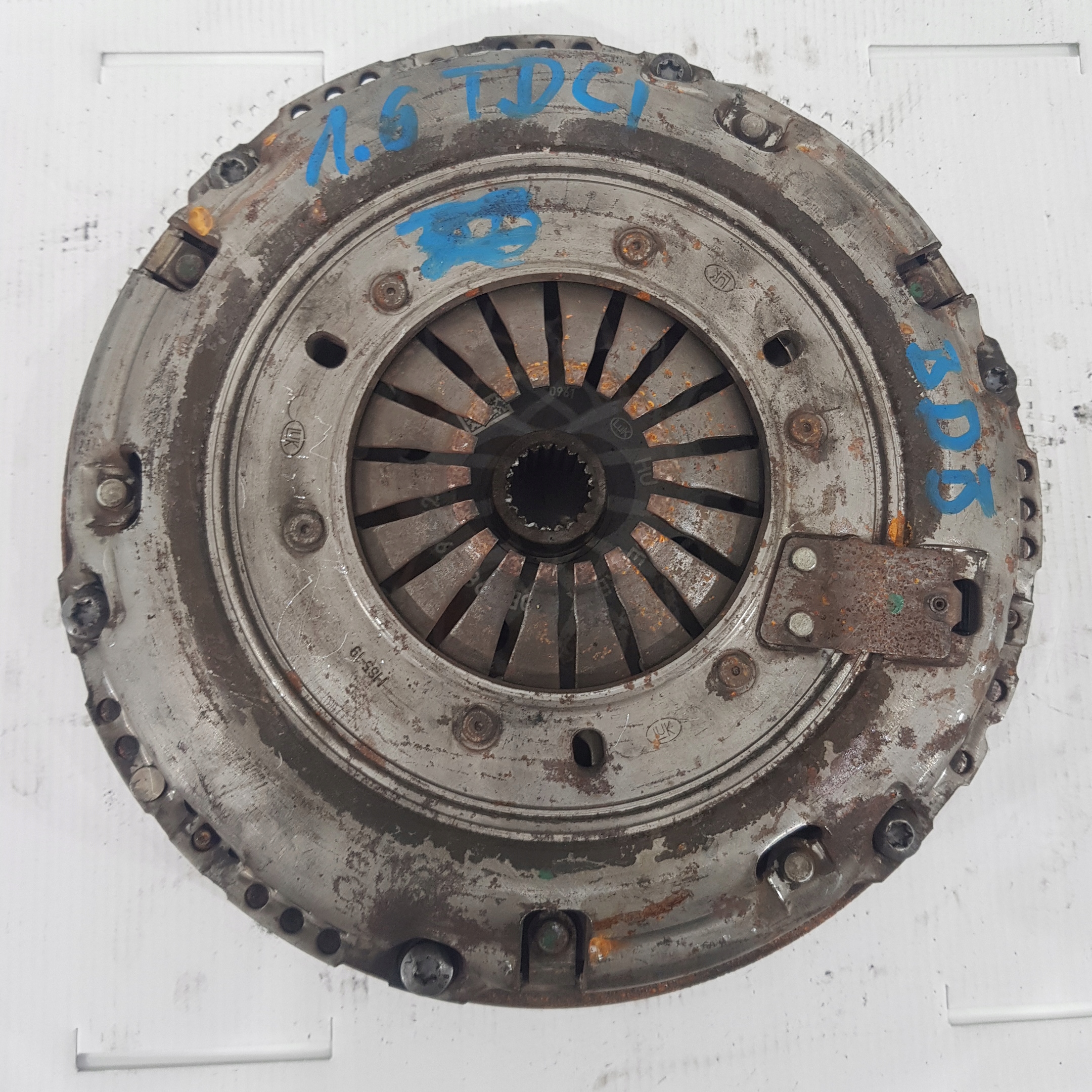 clutch wheel flywheel FORD FIESTA 1.6 TDCI 8V