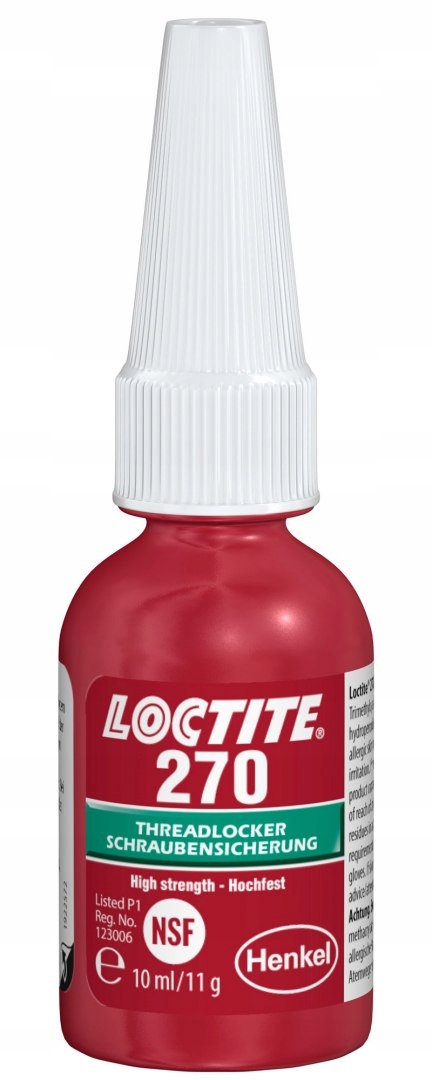 LOCTITE 270 MOCNY ŚRODEK ZABEZPIECZAJĄCY DO GWINTÓW 10ML 1918994 HENKEL