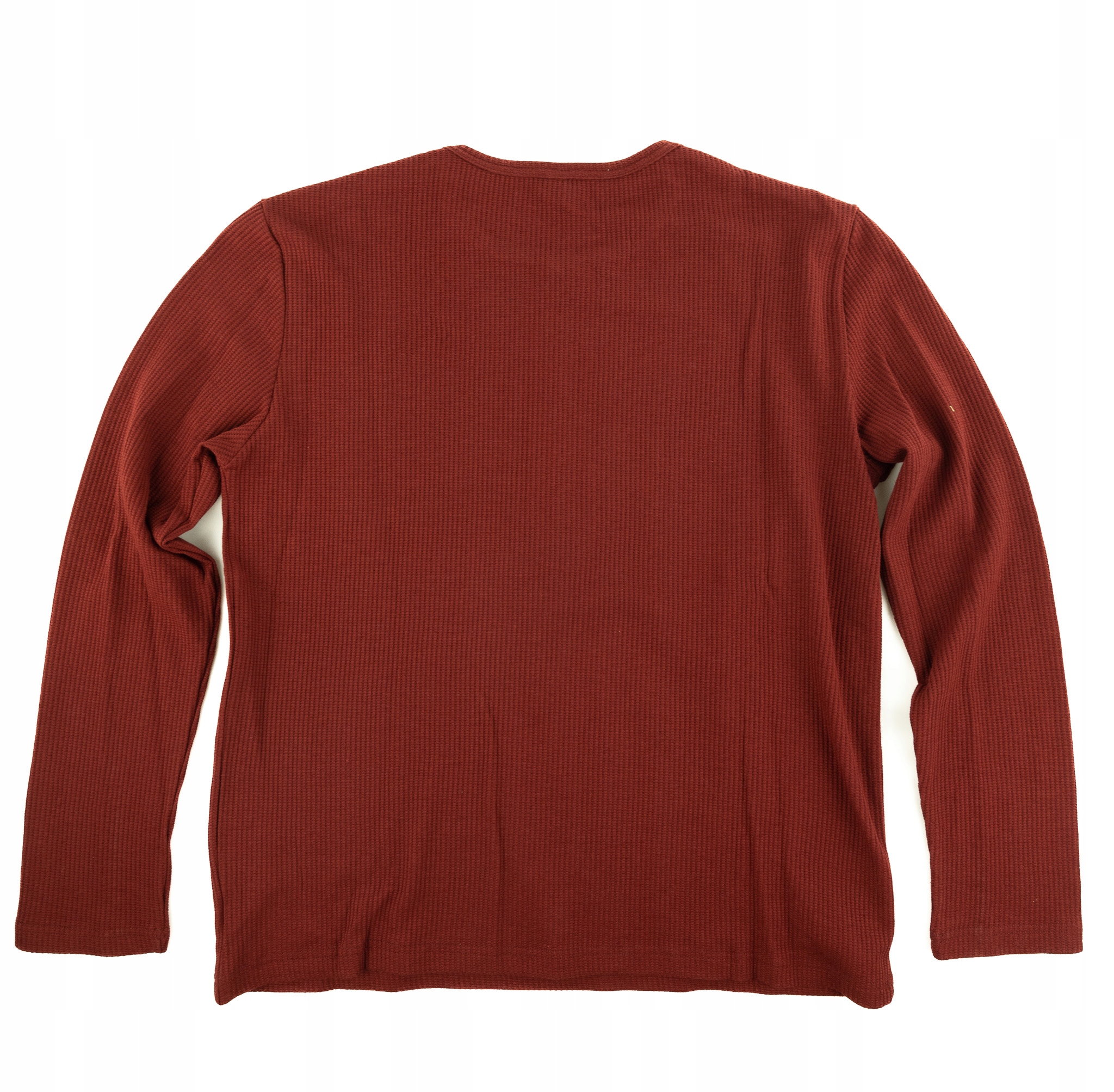 BLUZKA MĘSKA BORDOWA DŁUGI RĘKAW M Wzór dominujący bez wzoru