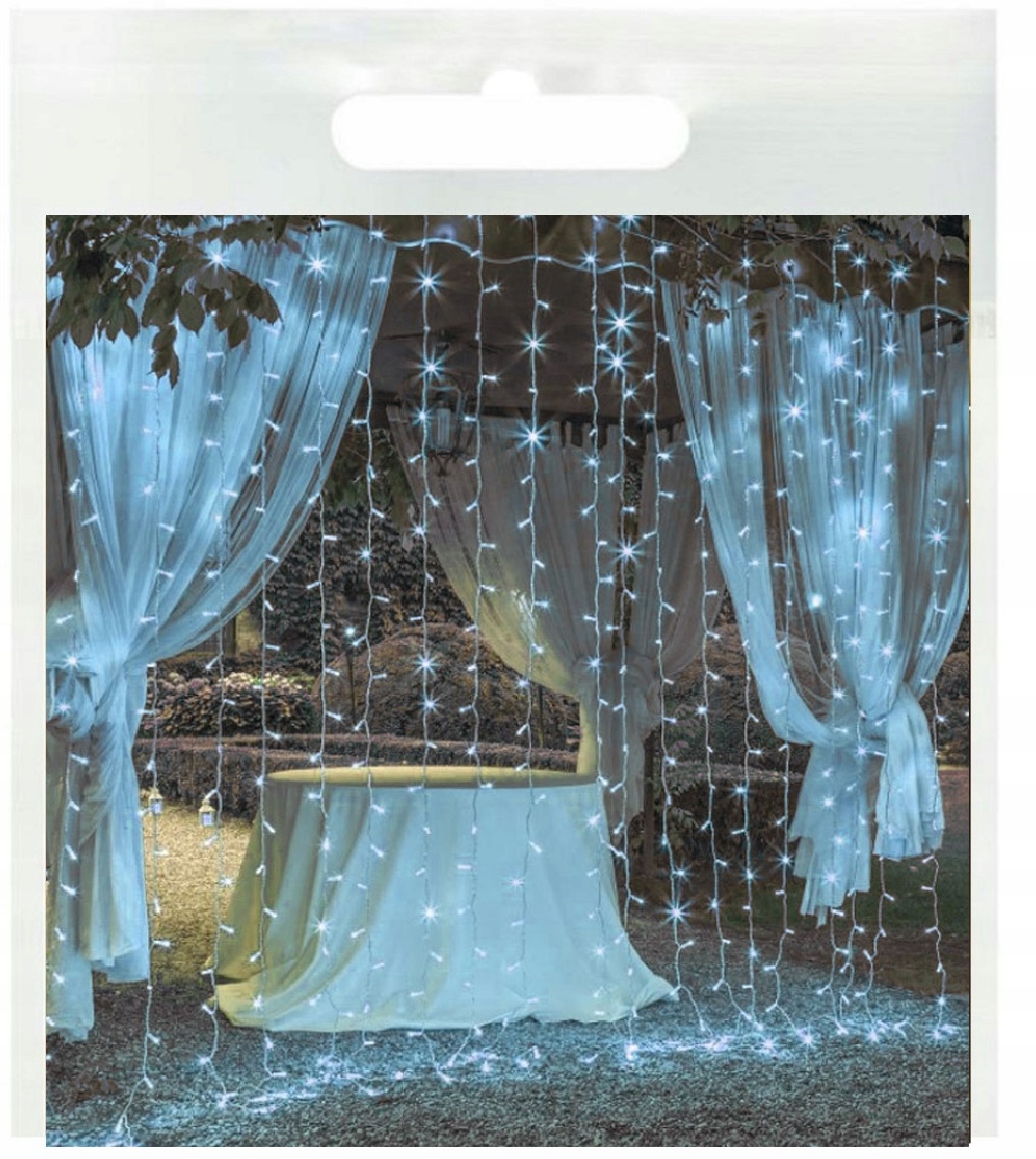 

Lampki 300 Led 30m Choinkowe Girlanda zewn 8 progr