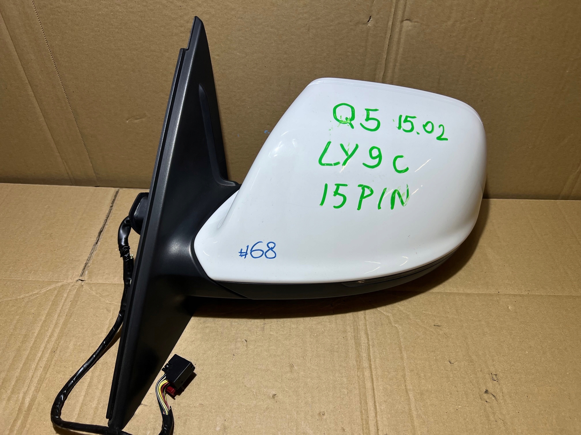 AUDI Q5 8R mirror left 15 PIN LY9C FOTOCHROM