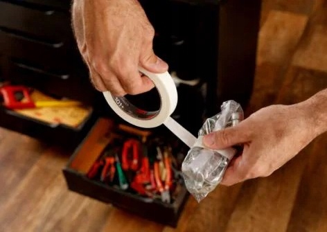 3M 201E UNIWERSALANA TAŚMA MASKUJĄCA PAPIEROWA 48MMX50M BEŻOWA Marka 3M