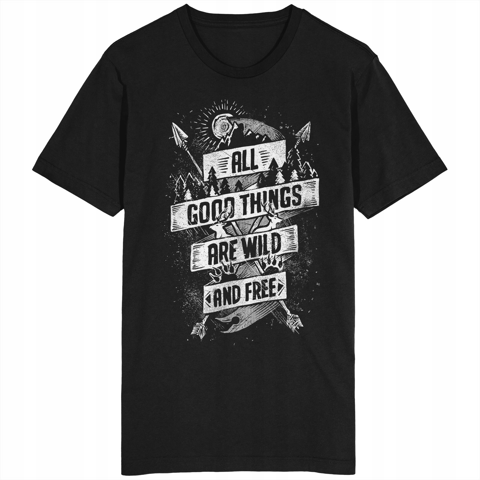 

Wild And Free Koszulka Natura Środowisko Ziemia