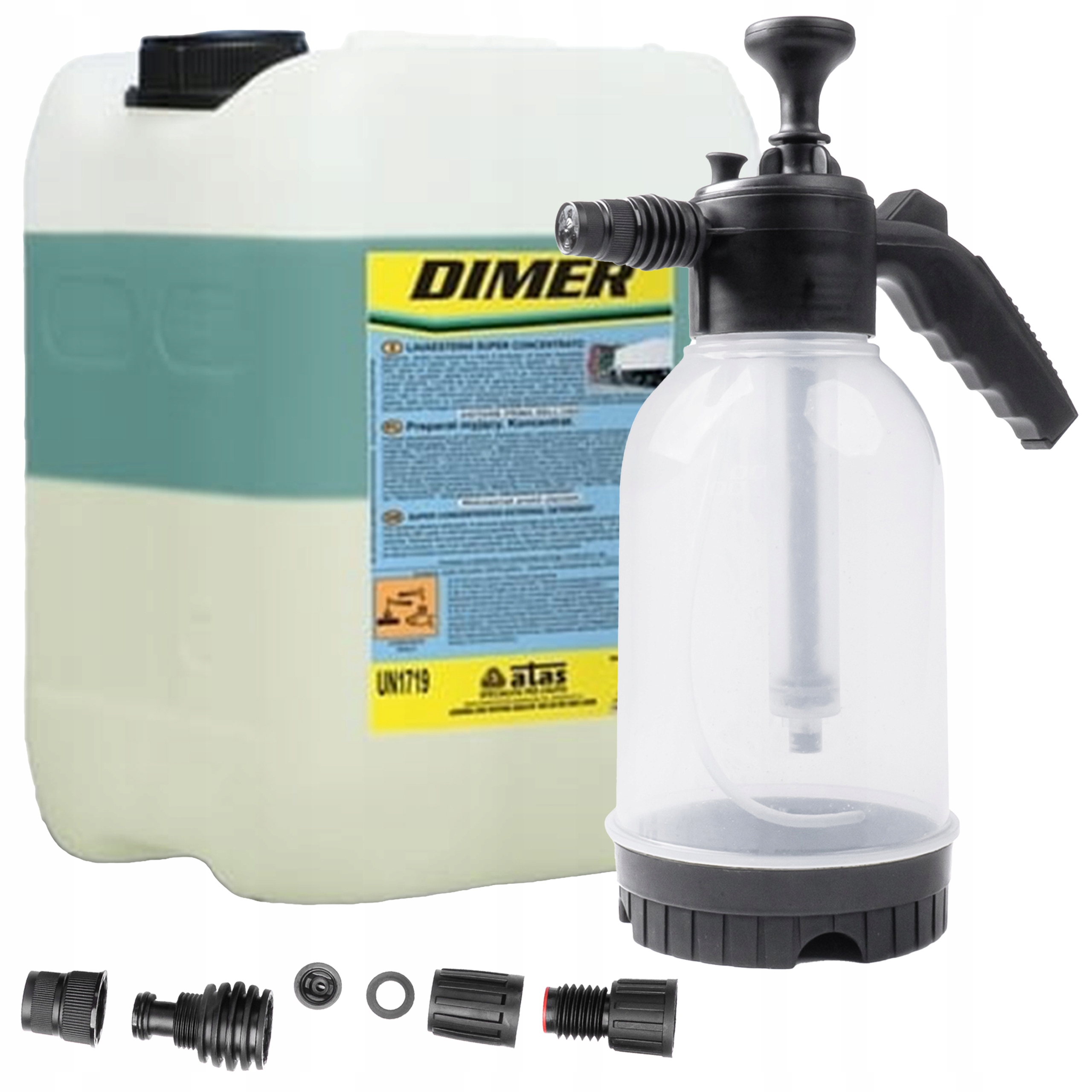 Aktywna piana do mycia samochodu Dimer 5L Dwuskładnikowa pianownica 2L