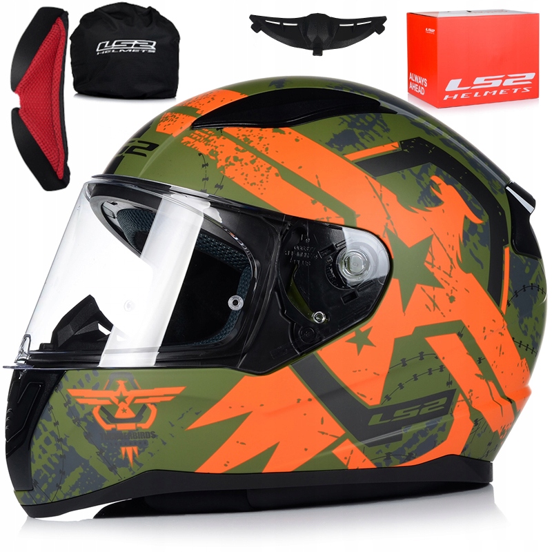 Motocyklová Prilba LS2 FF353 Rapid II Thunder Birds Systém Pinlock Ecer 22.06