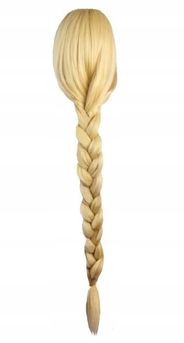 PERUKA WIG WŁOSY ROSZPUNKA ELSA ELZA WARKOCZ COSPLAY Kolor włosów blond