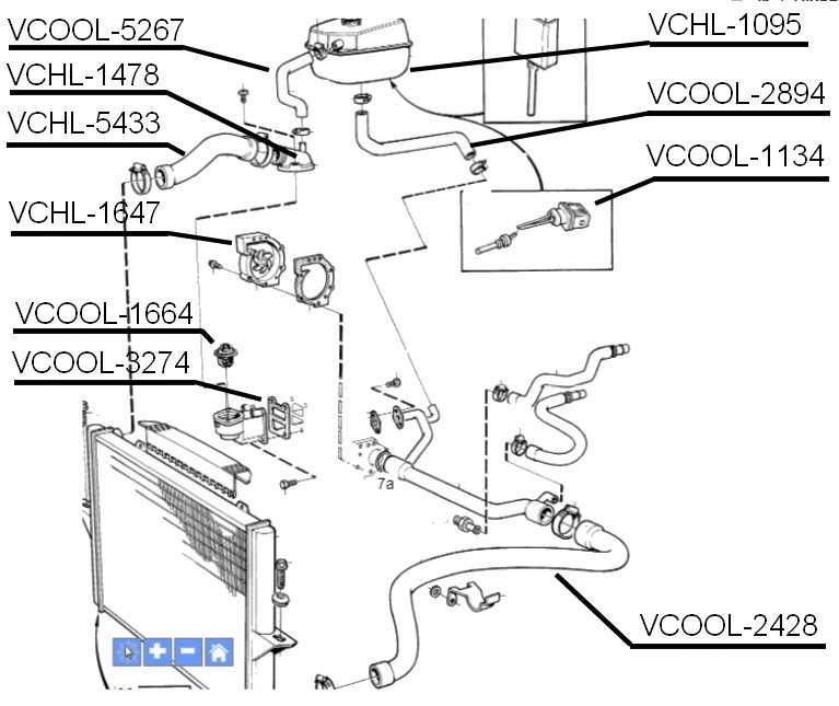 Termostat VOLVO 960 850 S70 V70 S40 V40 S80 90'C Producent części Gates