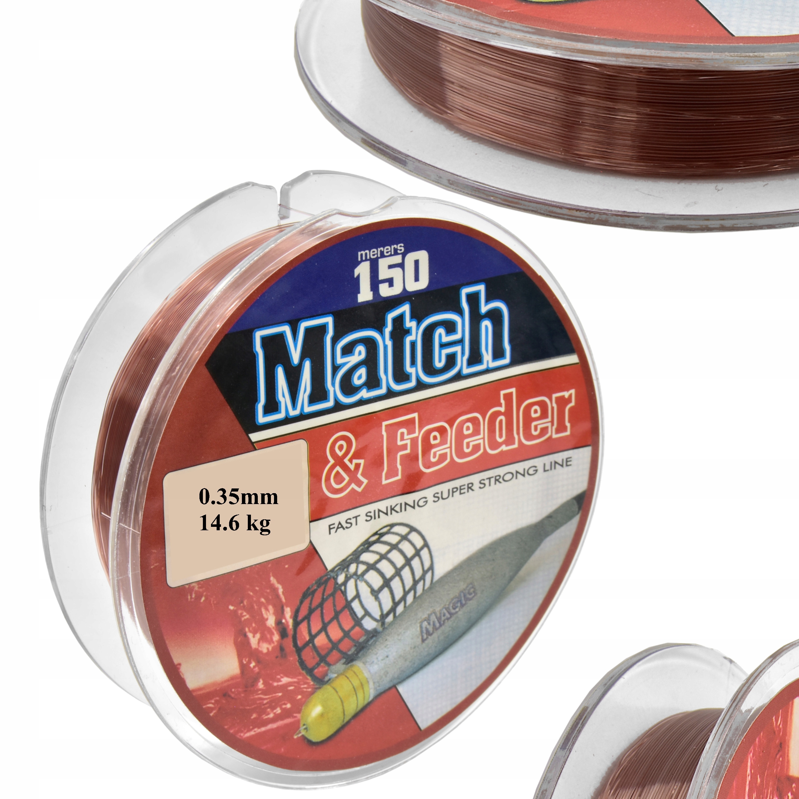 

Żyłka Wędkarska Match & Feeder 0,35 mm 14,6 kg