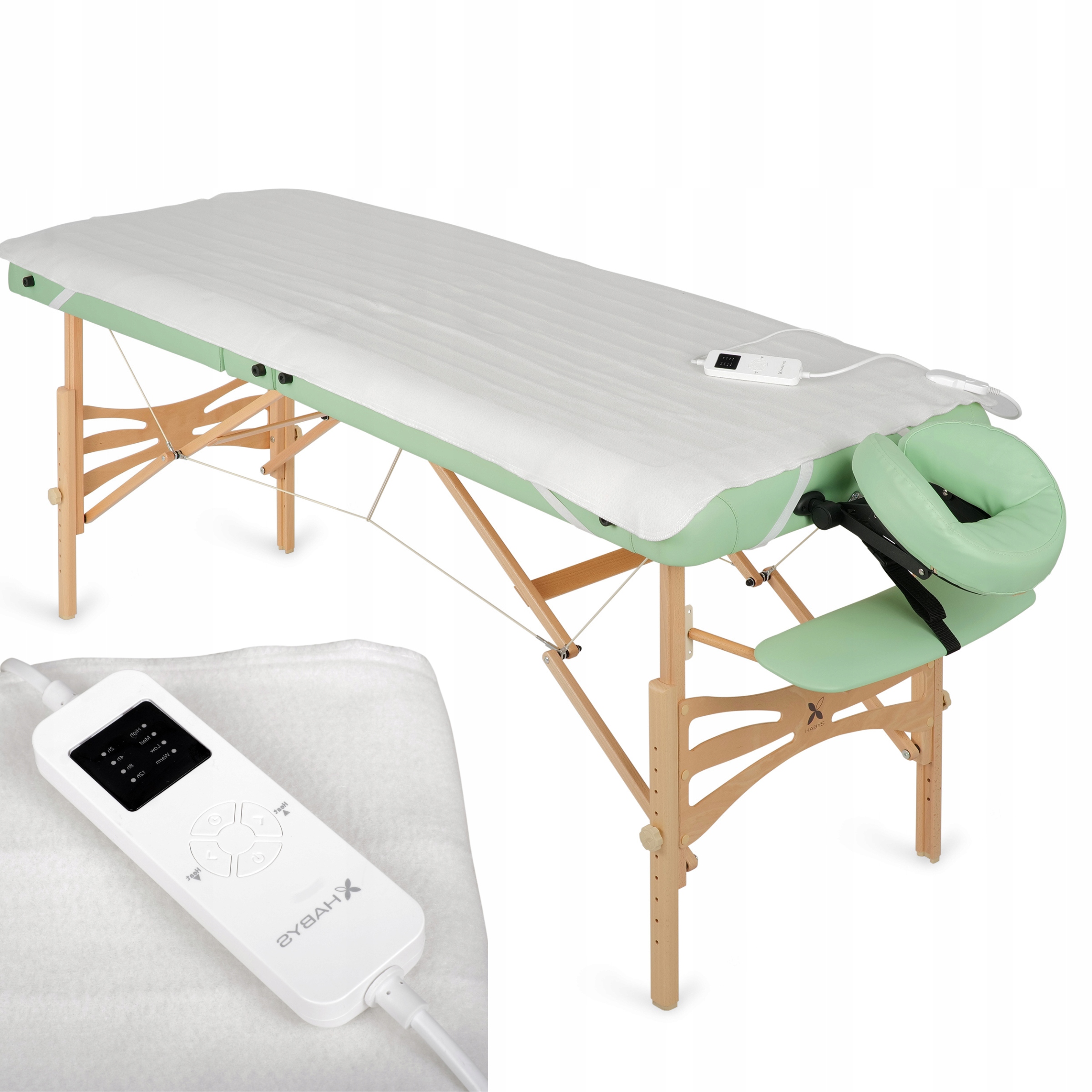 Mata Grzewcza Elektryczna Na Stół Do Masażu 75X180 Regulacja Temperatury