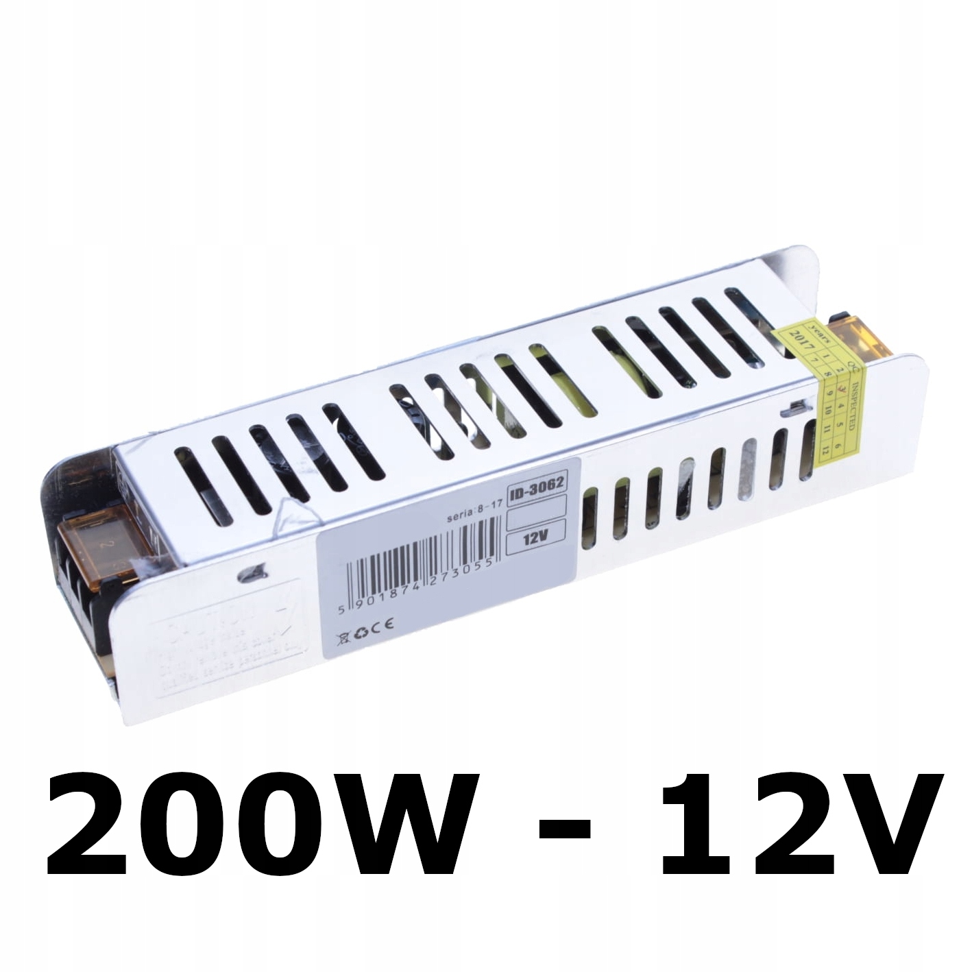 

Zasilacz modułowy do taśm Led Slim Cctv 12V 200W