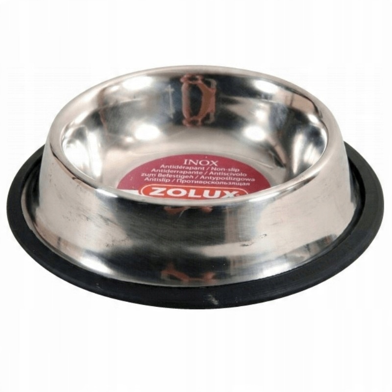 

Zolux Miska Inox na gumie 0,45L