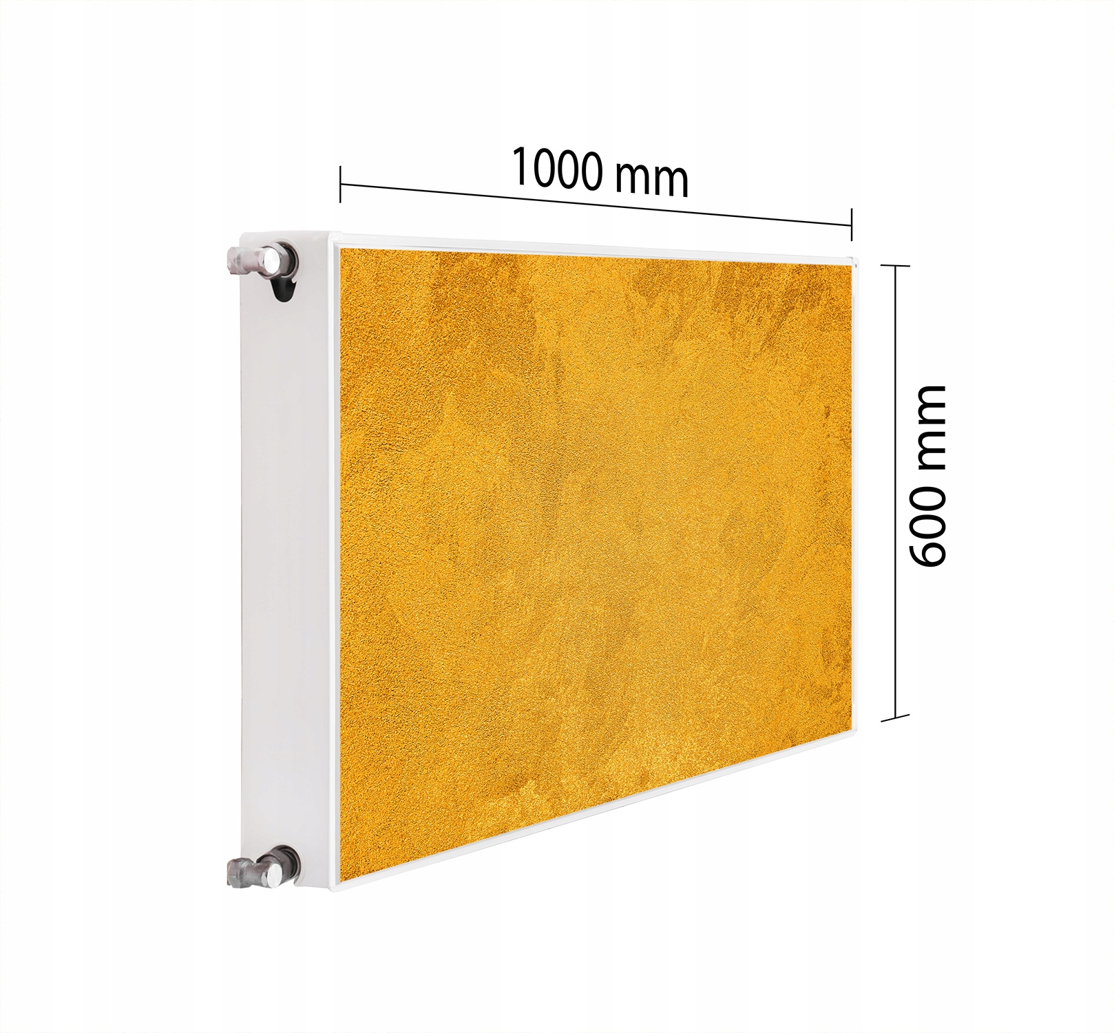 Kryt Na Radiátor Maskovač 100x60 Žlutá Podložka Magnet