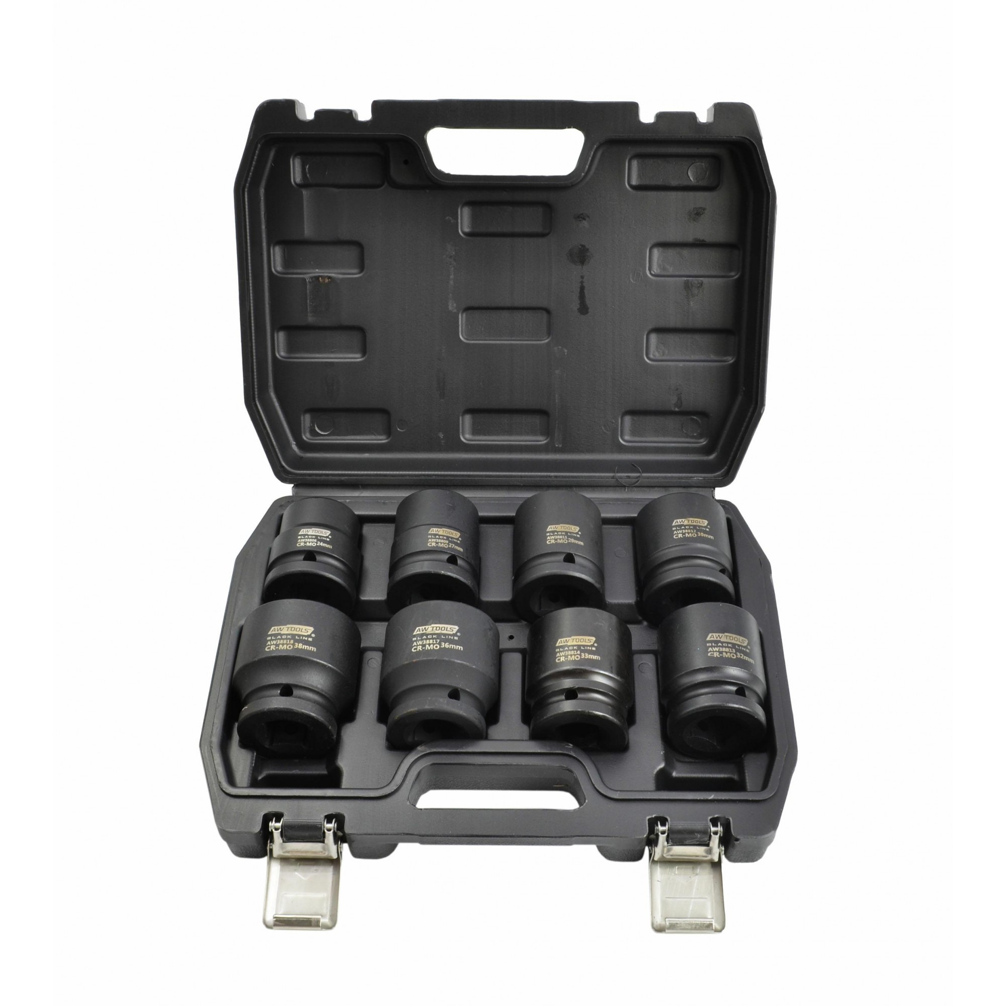 Awtools Sada Rázových Nástavců 3/4" 8dílná Black Line