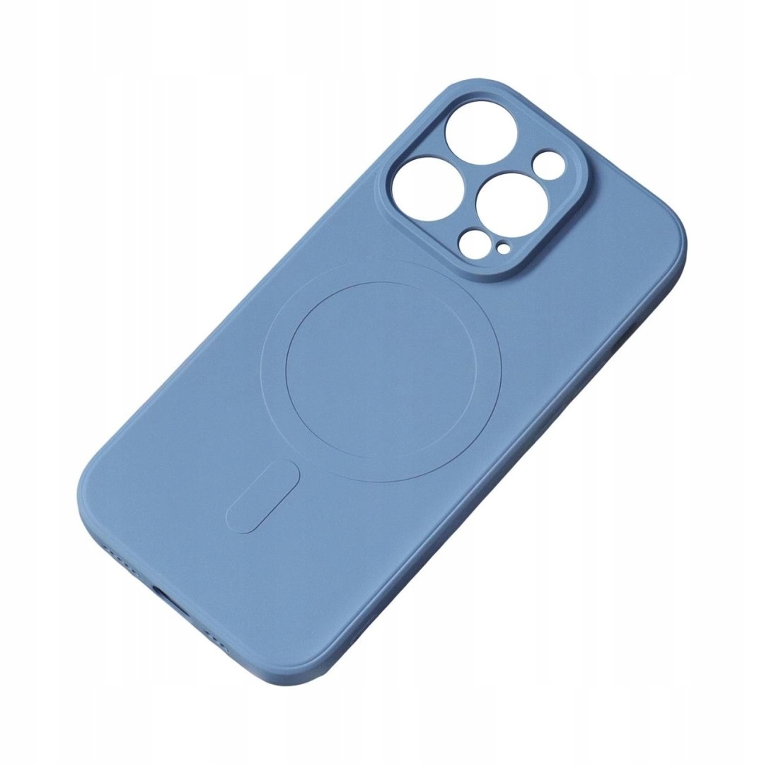 Etui Silicone Case z MagSafe na Samsung Galaxy S25 Edge niebieskie