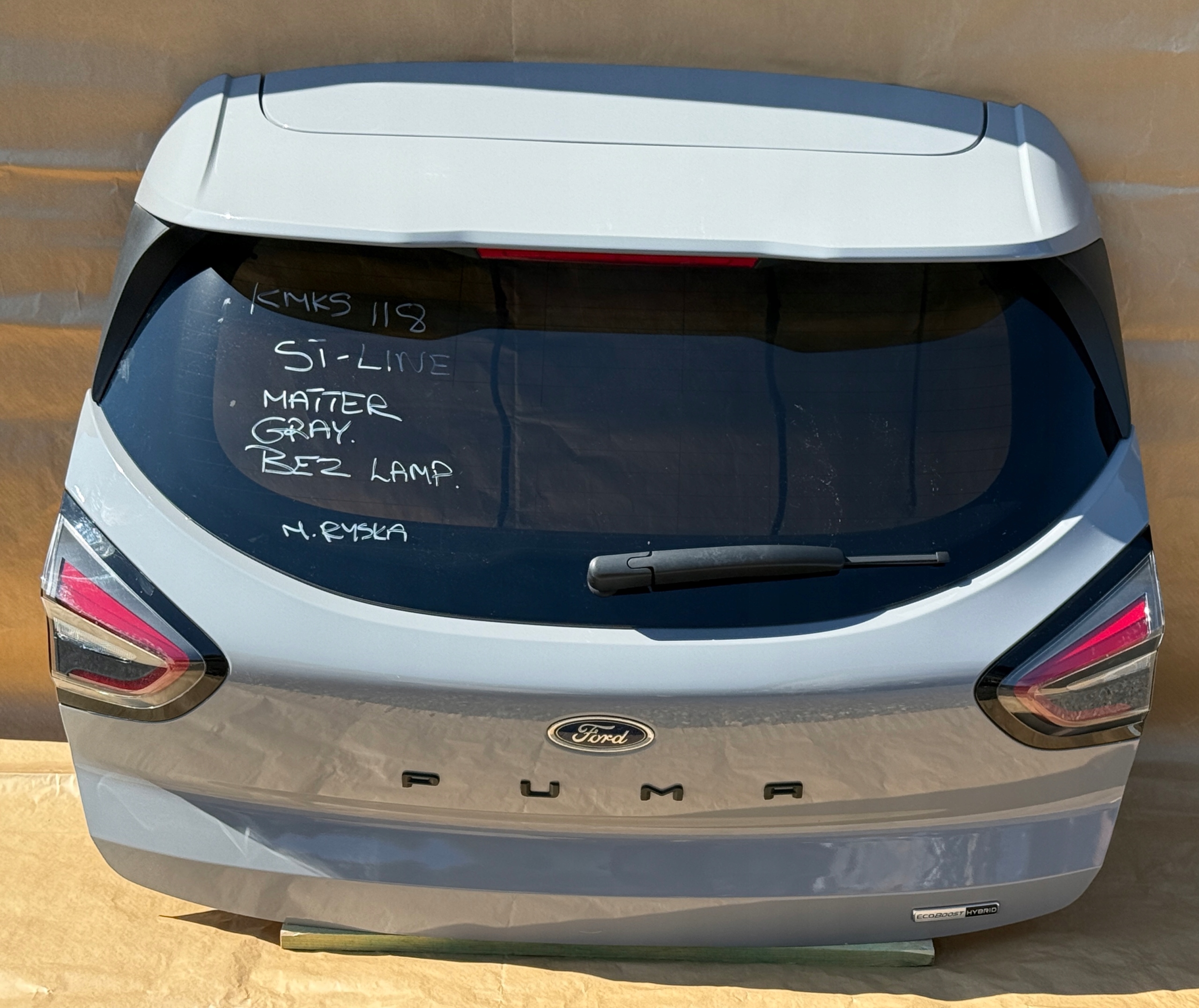 FORD PUMA MK2 ST-LINE 2019-2024 trunk door boot MATTER GRAY original