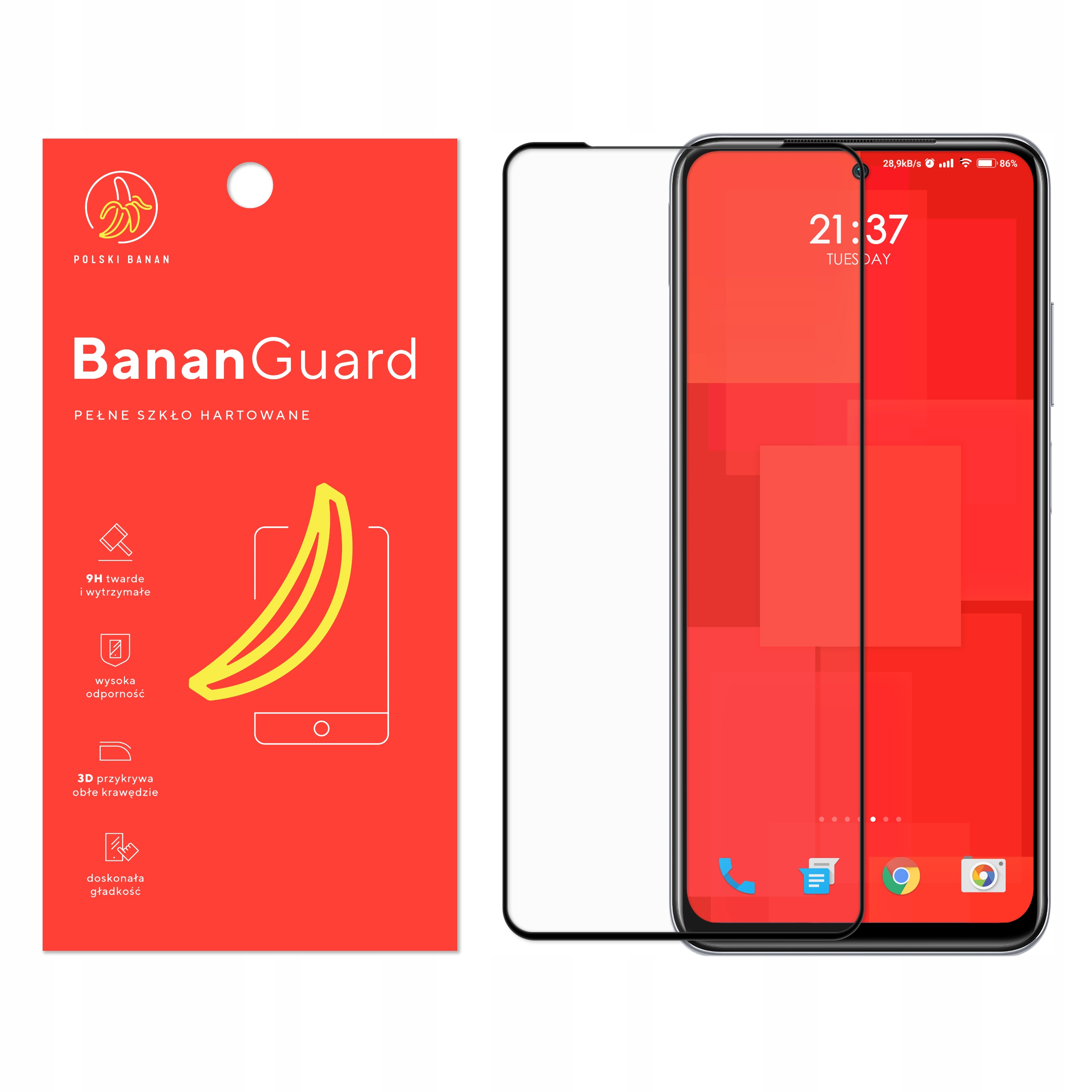 

Szkło Hartowane 3D do Xiaomi Redmi Note 10 10s