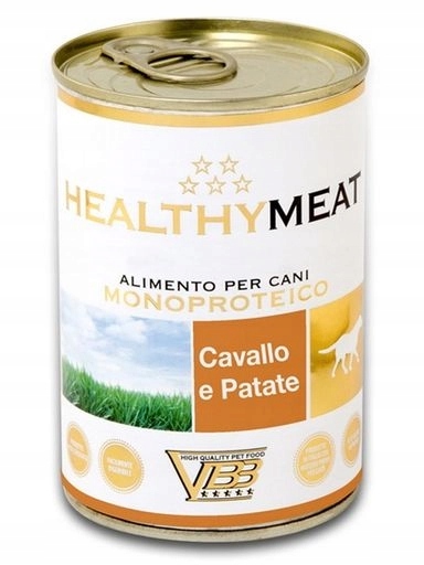 5 x Healthy Meat Pes Mono Konina a bramborová konzerva 400 g