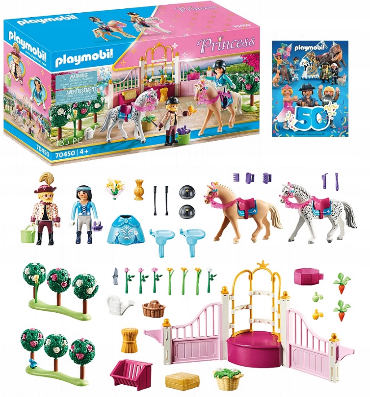 PLAYMOBIL 70450 Nauka jazdy konnej w stajni