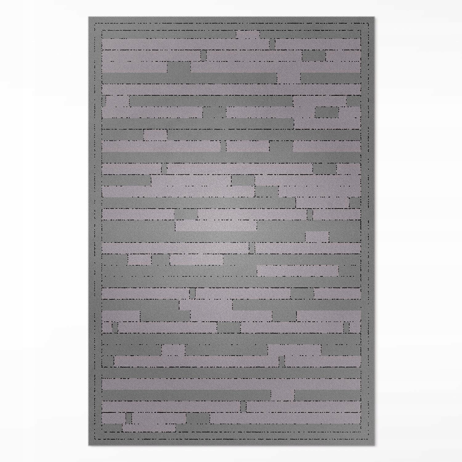 Protišmykový vinylový koberec Koberec s múrikom módny dizajn XXL 150 x 225 cm