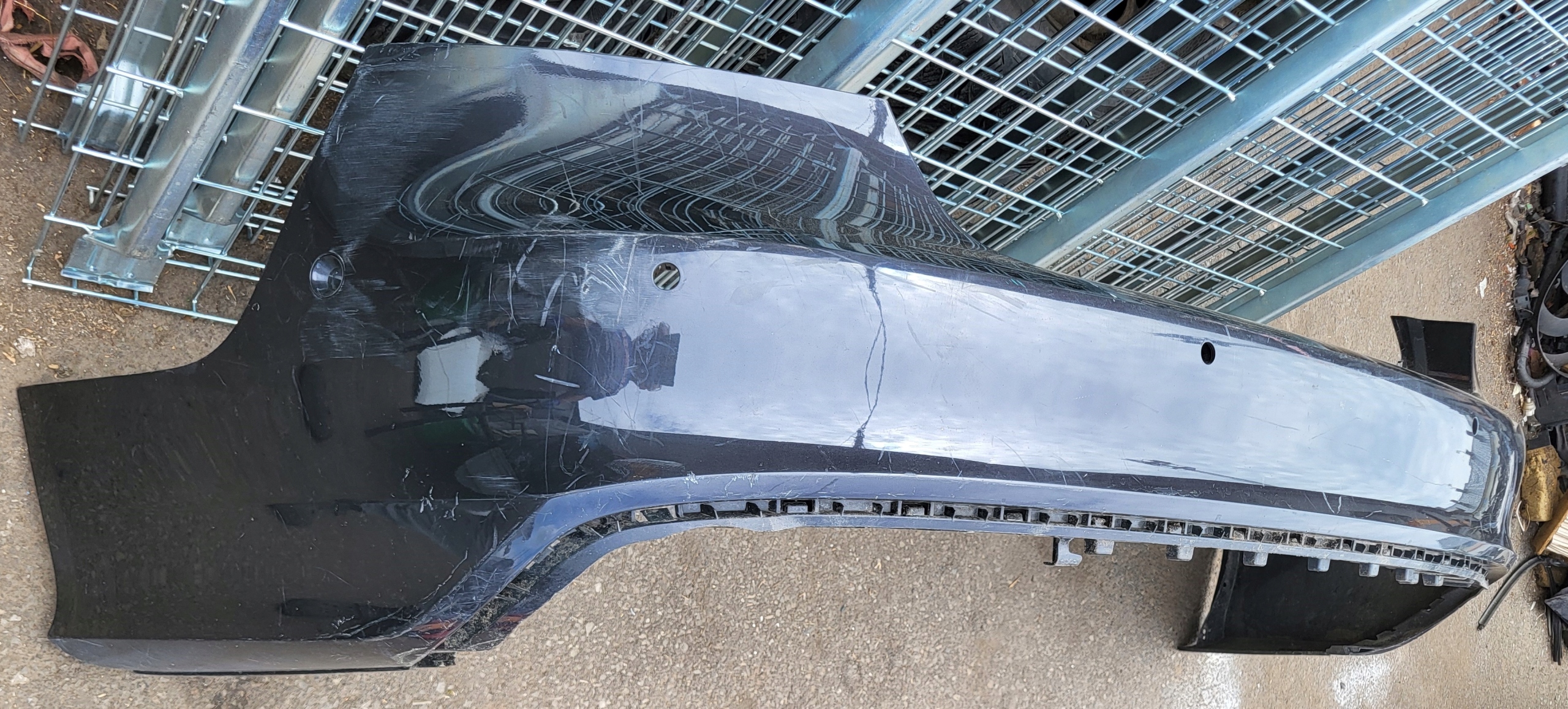 bumper rear rear part AUDI A7 4G8 LIFT black original