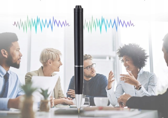 UKRYTY SZPIEGOWSKI DYKTAFON WIFI PODSŁUCH DETEKCJA GŁOSU DŁUGOPIS DO 9 DNI Model MKAR05