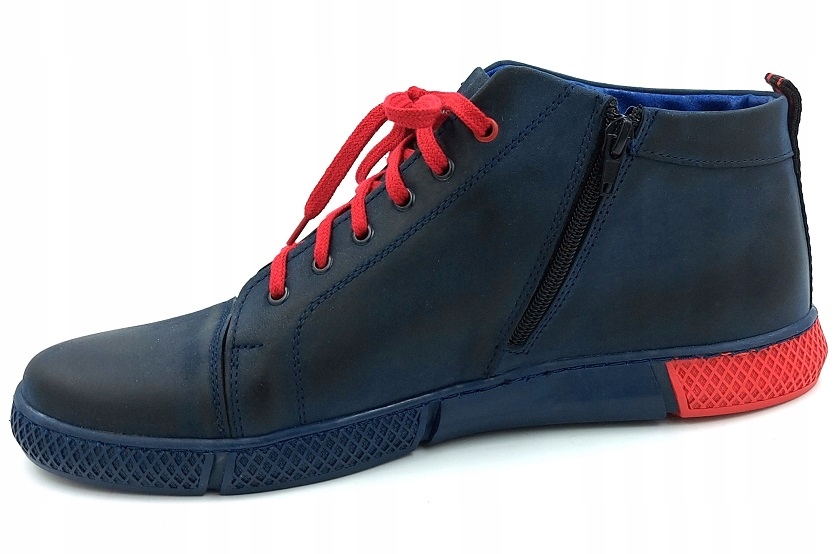 Lekkie PÓŁBUTY BUTY Wiązane KLASYCZNE K28 NEW 42 Rozmiar 42