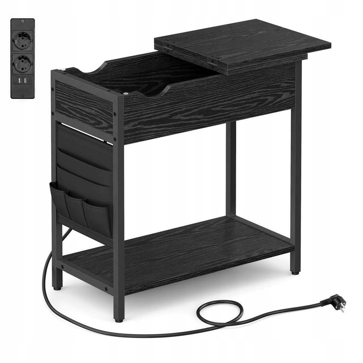 Funkčný rozkladací stolík s napájacím pásom