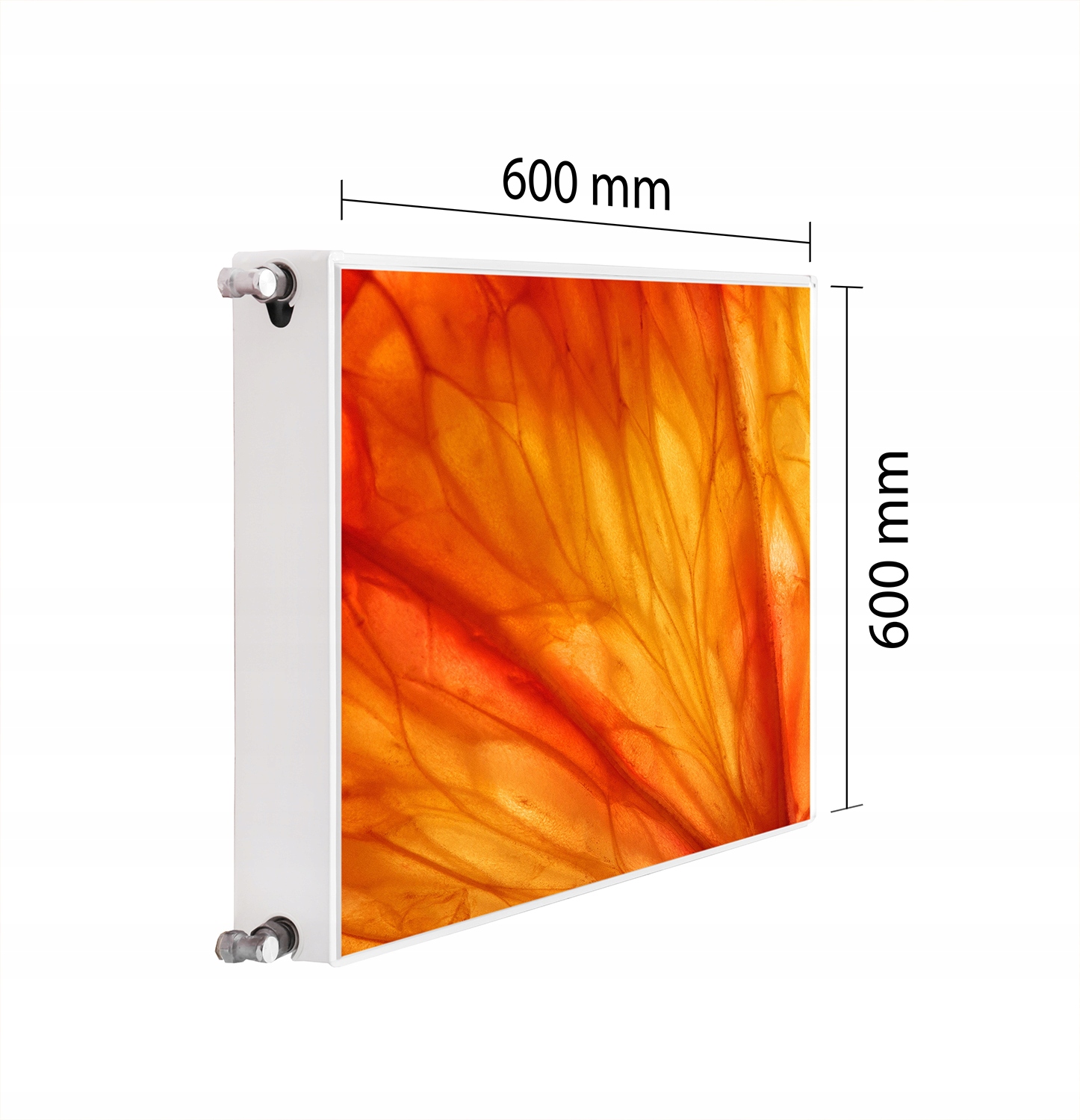 Magnetická Krytka Na Radiátor 60x60 Listy Podložka Magnet