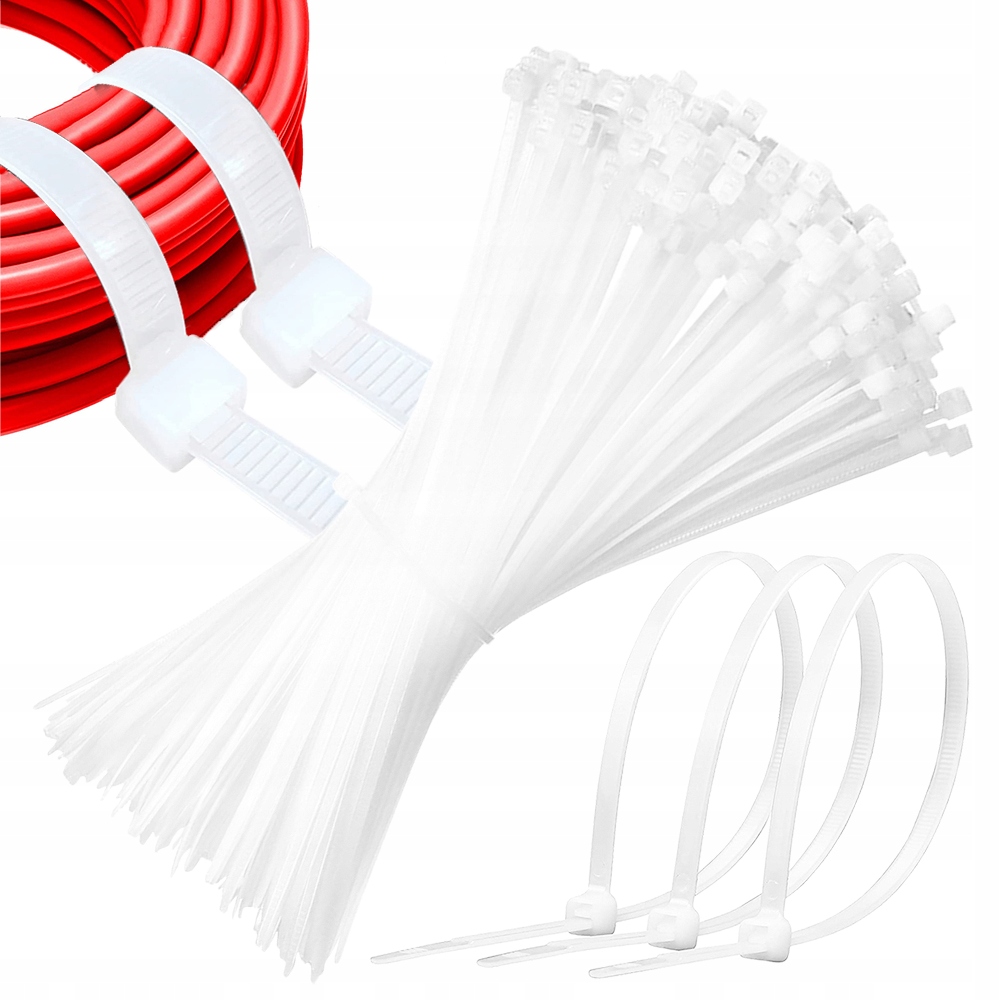 OPASKI ZACISKOWE KABLOWE DO KABLI ZIPERKI TRYTKI TRYTYTKI 300 x 4.8 MM