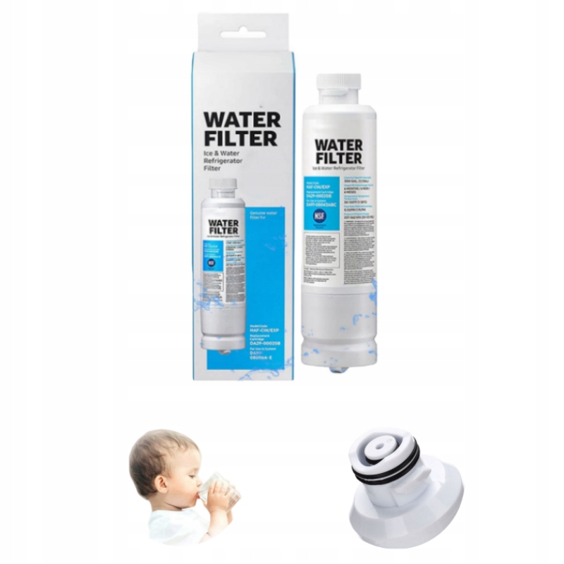 Filtr wody do lodówki, zamiennik DA29 (pasuje do modeli DA29)