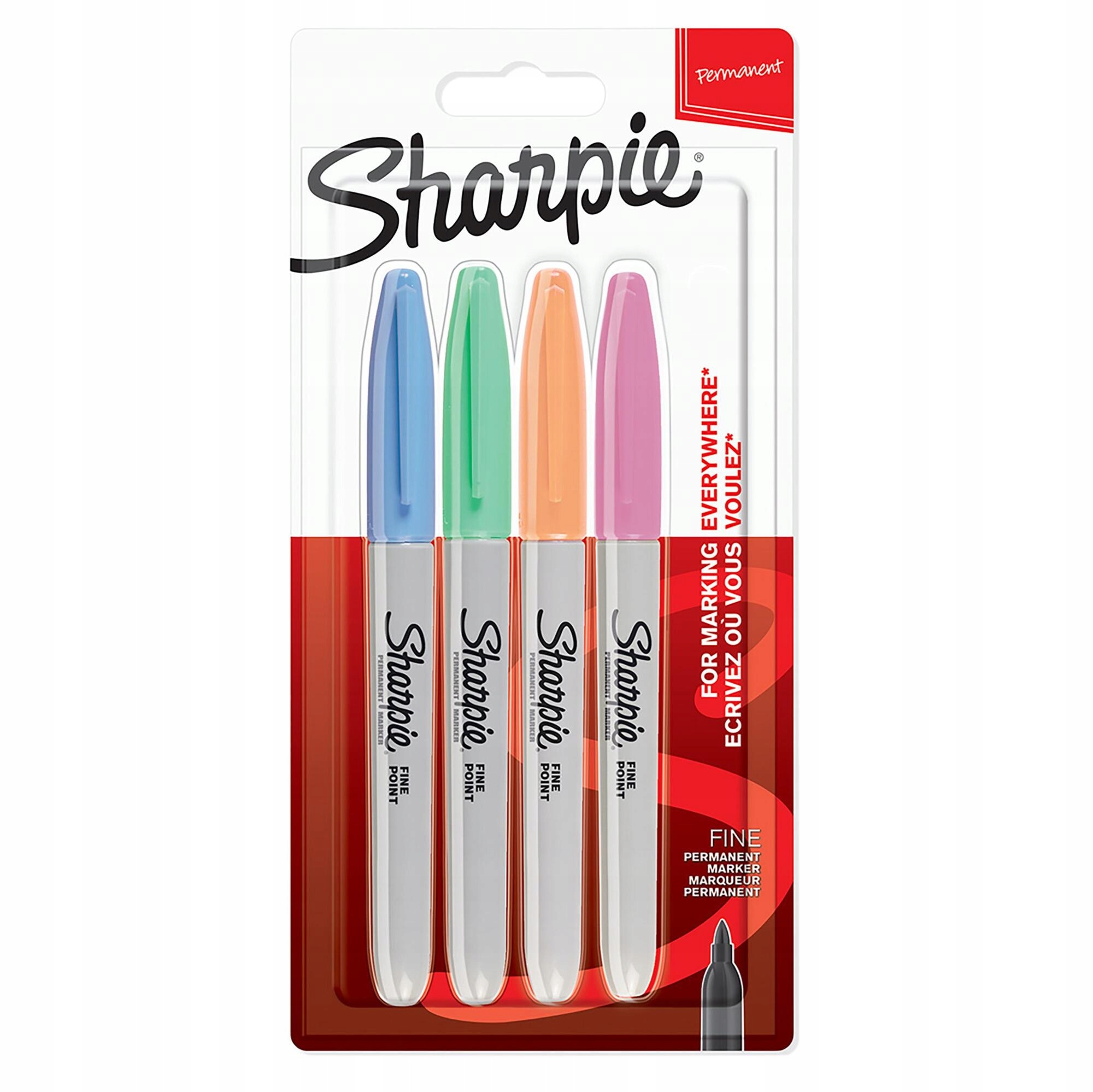 

Zestaw markerów Sharpie Fine 4 szt. pastelowych