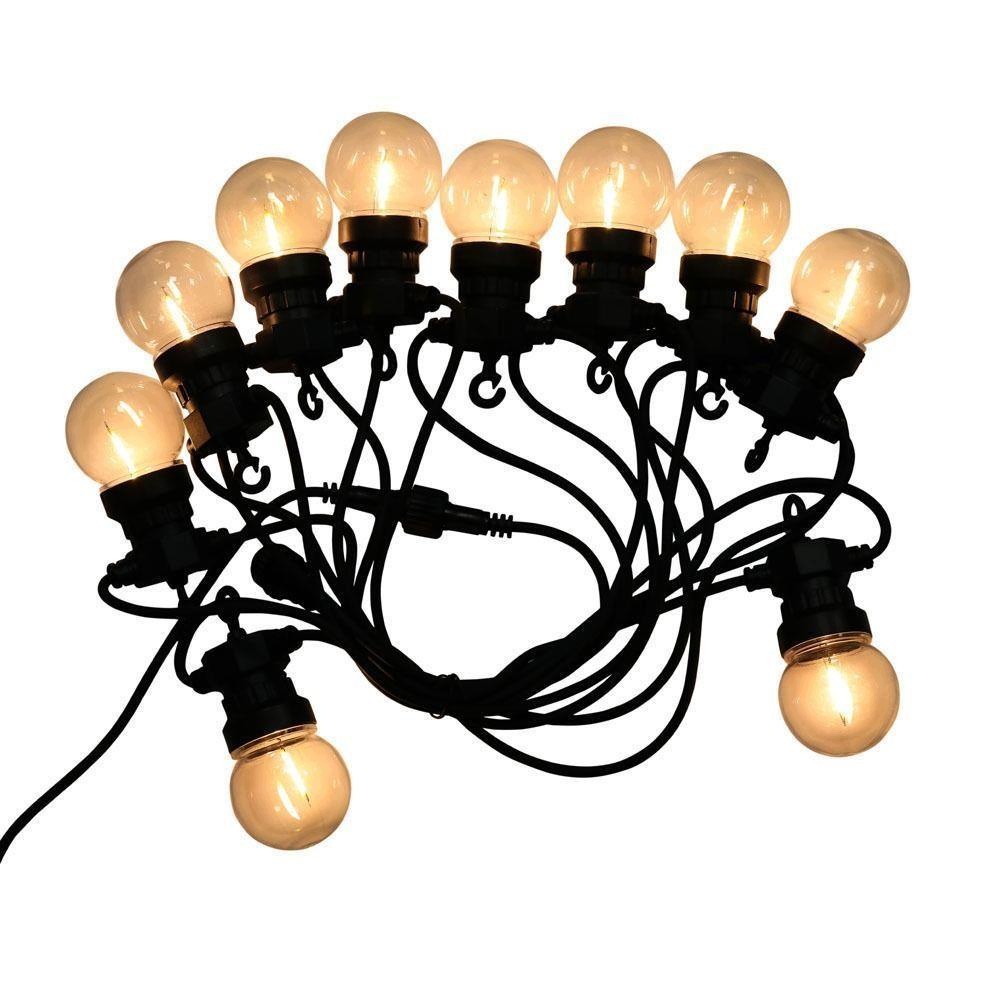 V-tac Zahradní girlanda (šňůra) 5W Led 5 metrů 10 žárovek 0,5W filament