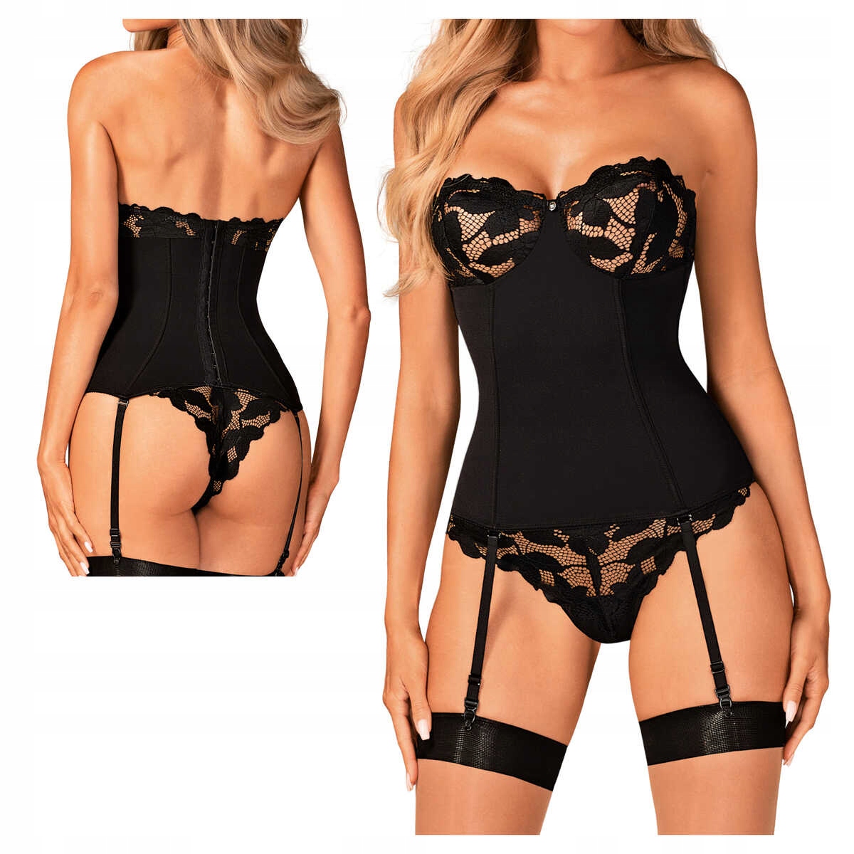 Obsessive korzet Editya černý M/L