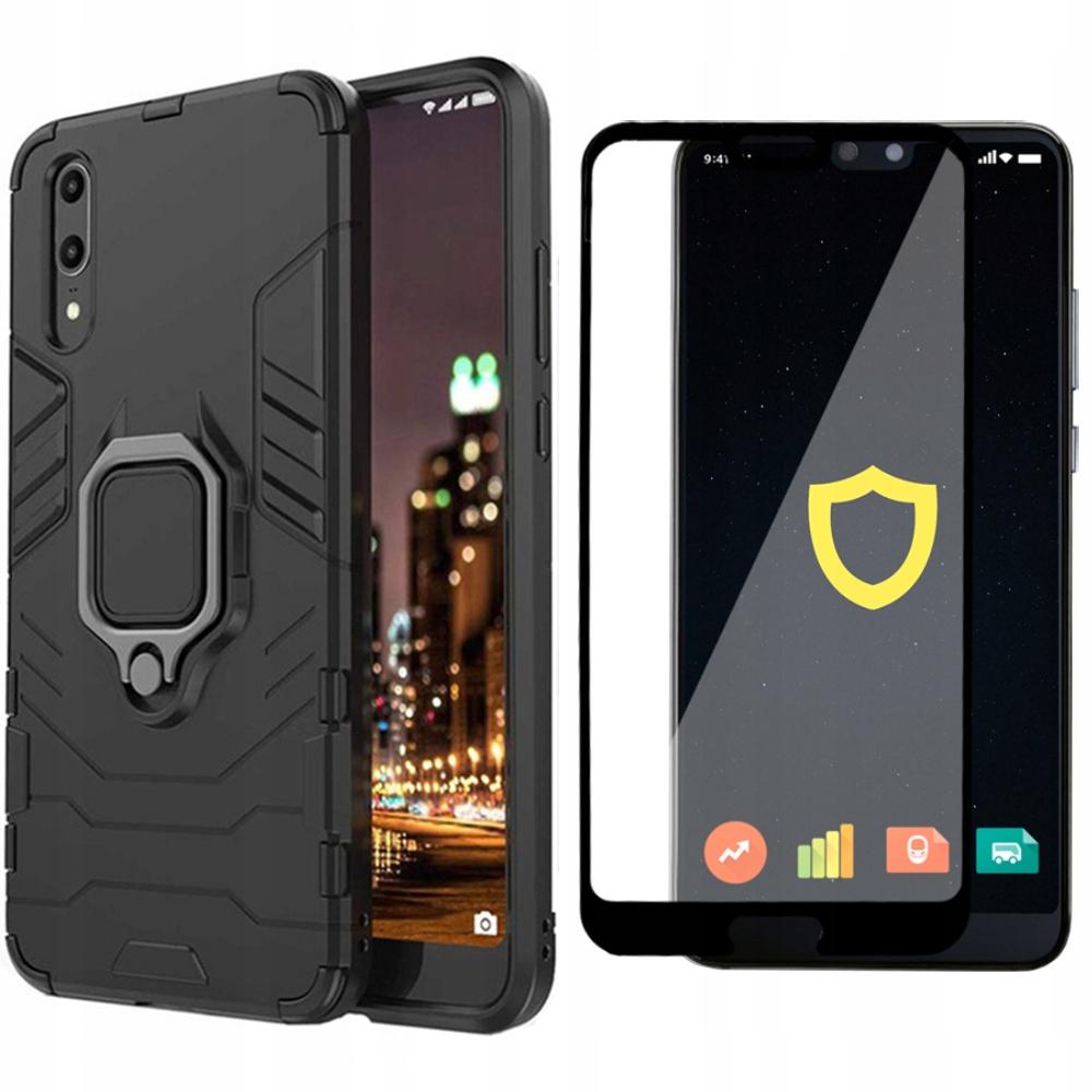

Etui Case X-ring Pancerne Do Huawei P20 Szkło
