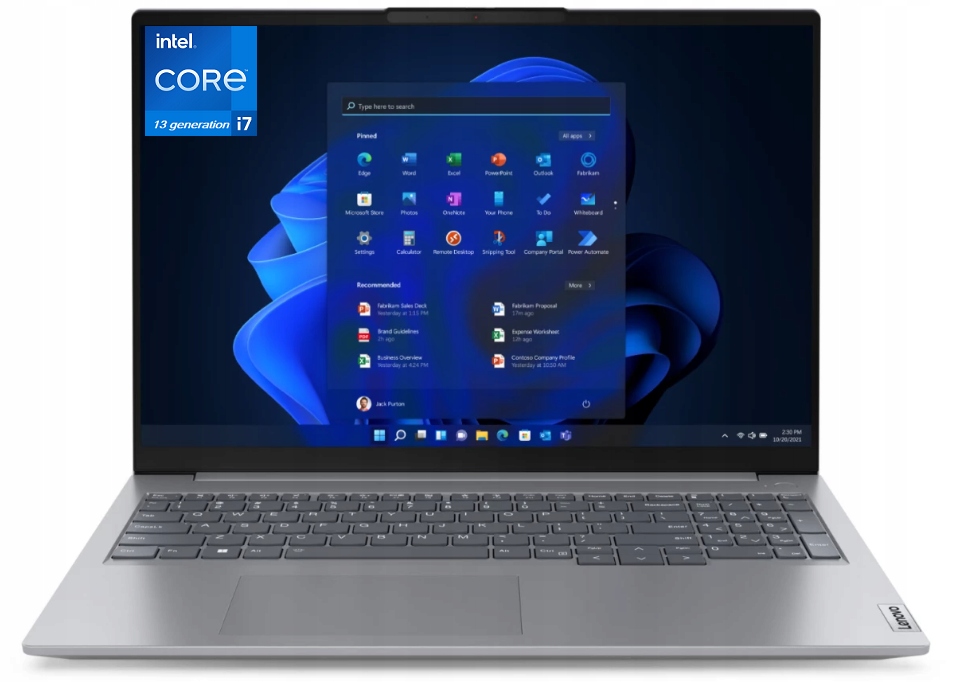 Bon Lenovo ThinkBook 16 G6 Core i7-13700H 16''WUXGA 64GB 1024SSD W10/11P