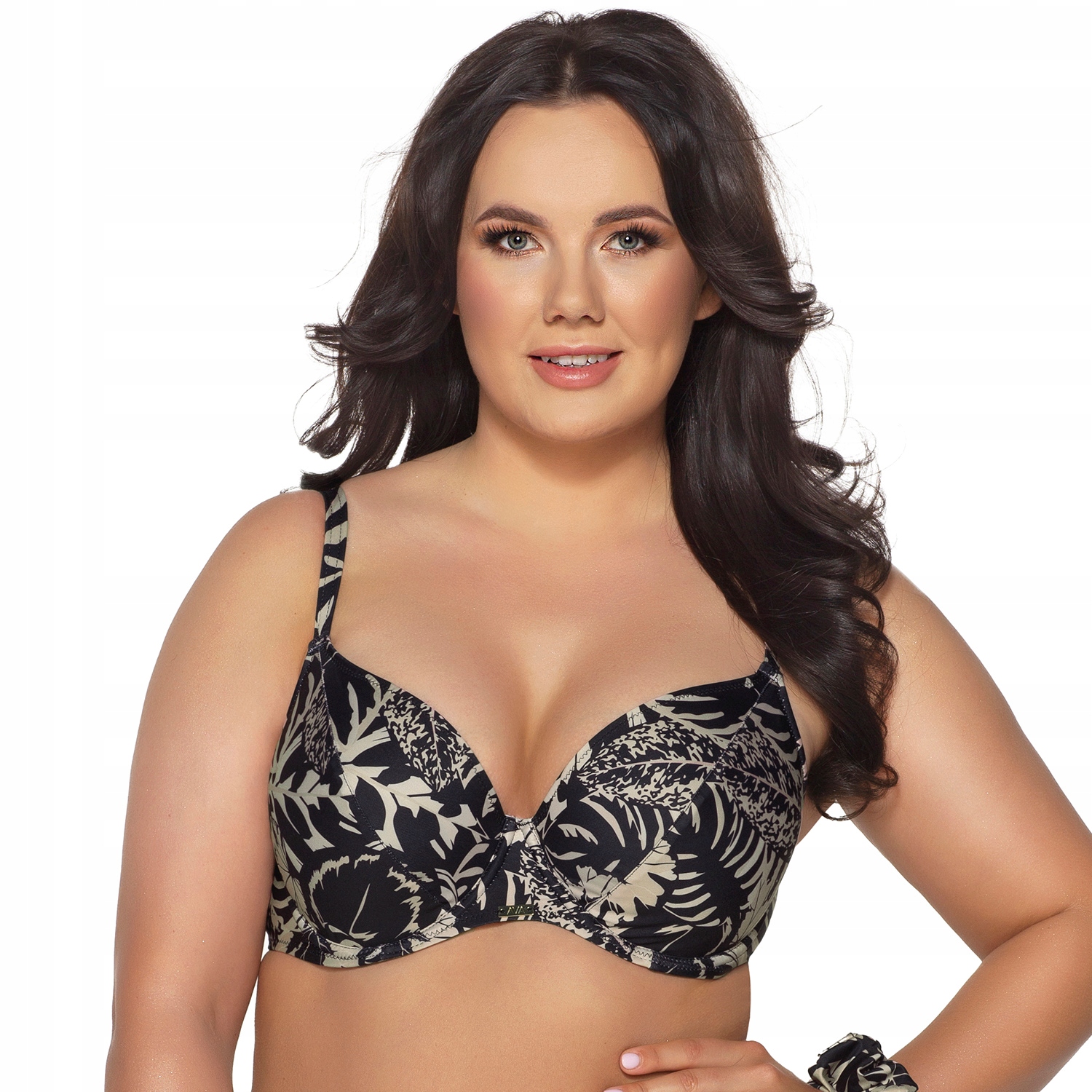 Ava SK-185 mocca Plavková podprsenka Měkká soft 90B