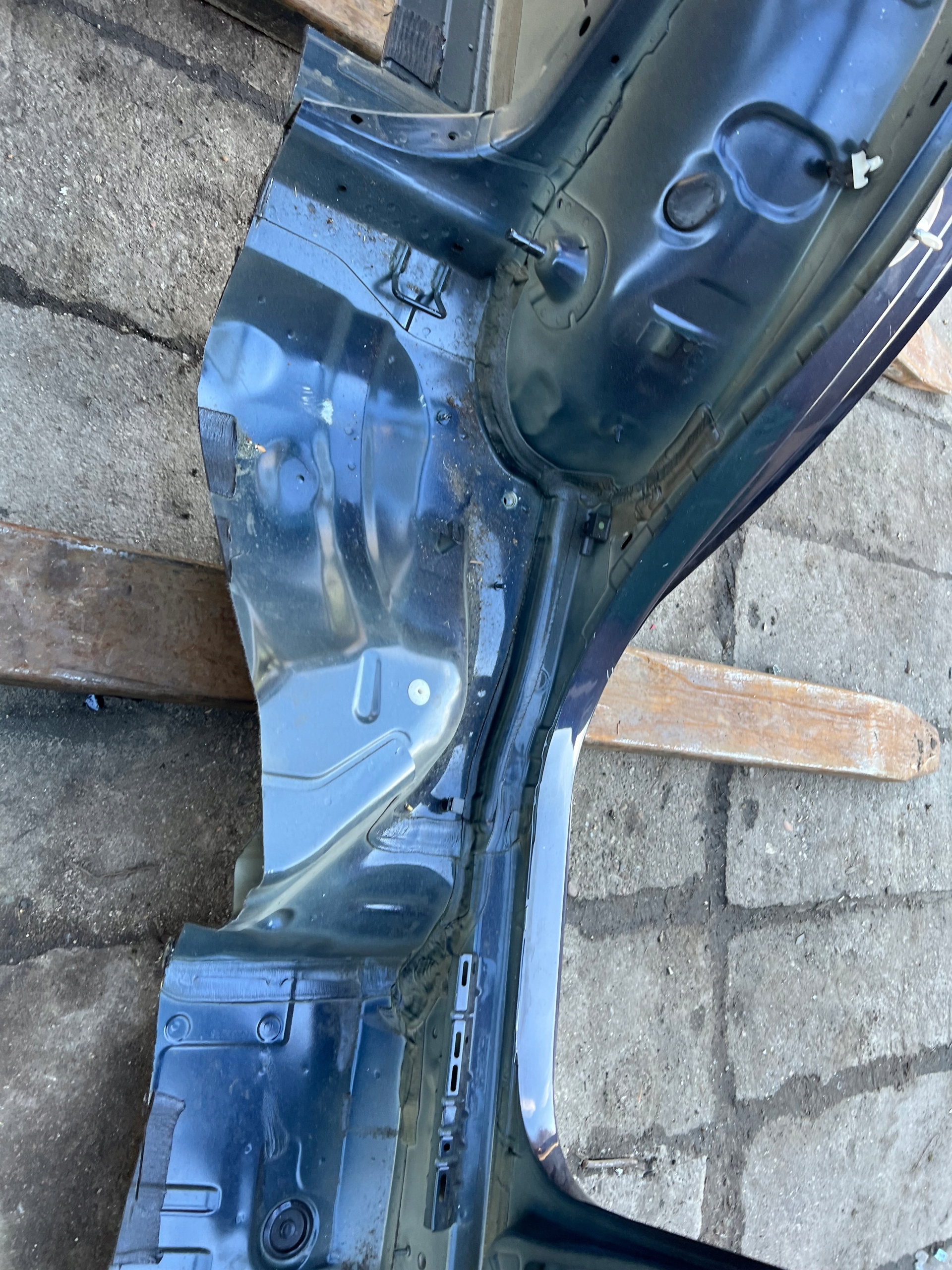 VW GOLF VII 7 KOMBI fender left rear part threshold side quarter LH5X