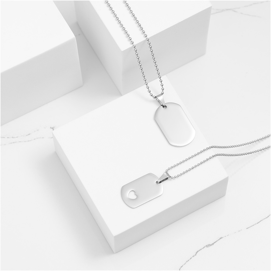 Naszyjnik dla PARY z grawerem PREZENT NA WALENTYNKI zestaw dla niej niego Marka Blingart