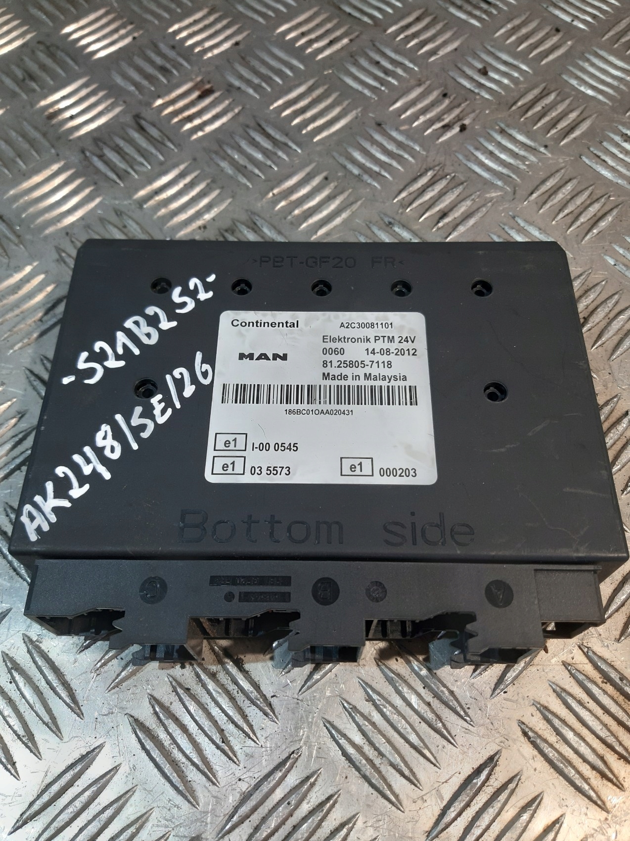 control unit PTM module MAN TGX 81258057118 A2C30081101
