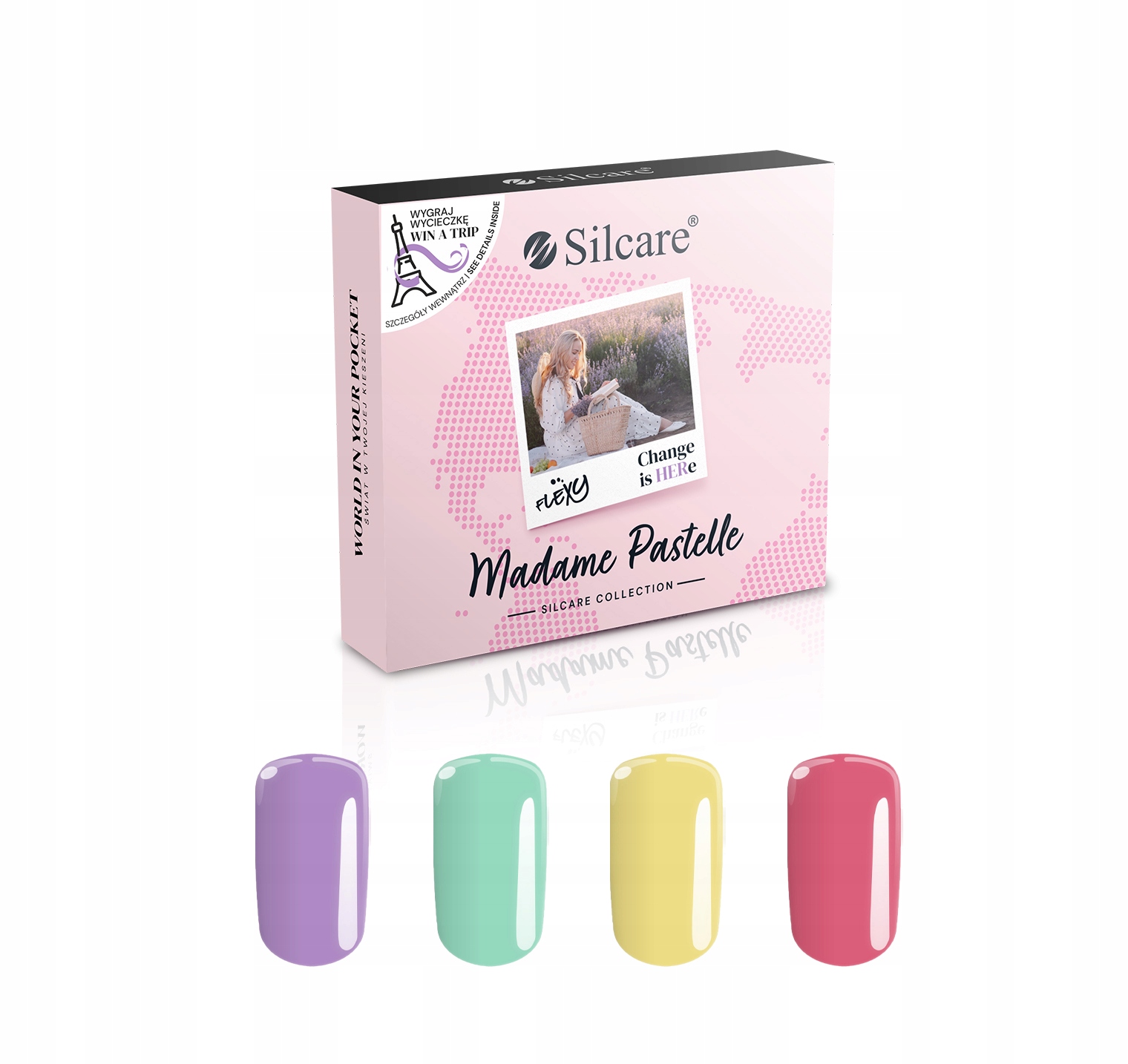 

Silcare Lakiery Hybrydowe Flexy Pastelowe 4x 4,5g